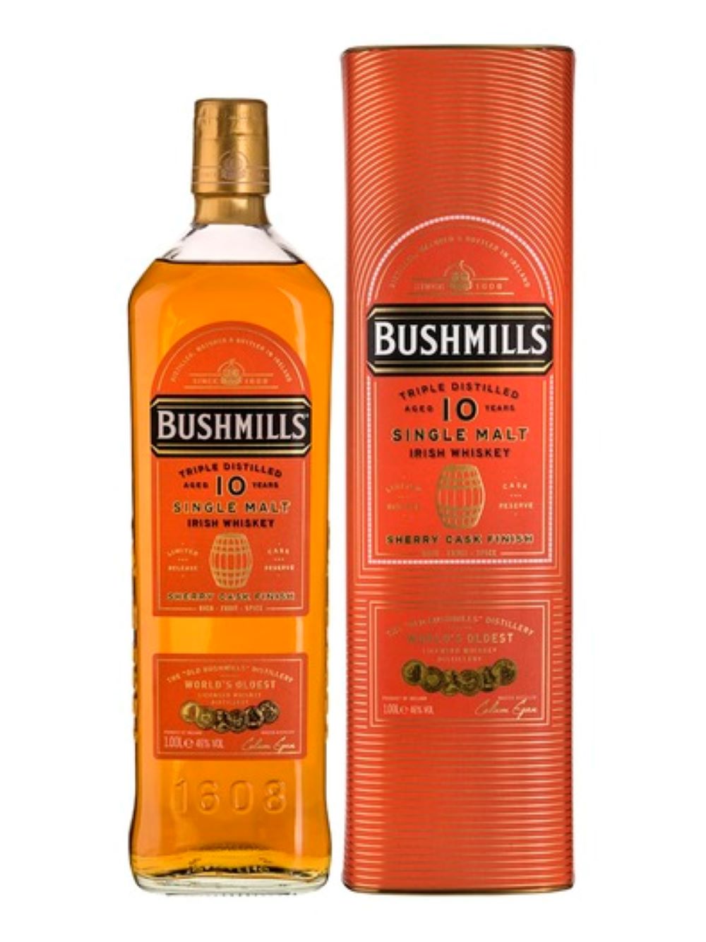 Bushmills 10y Sherry 46% 1L GP