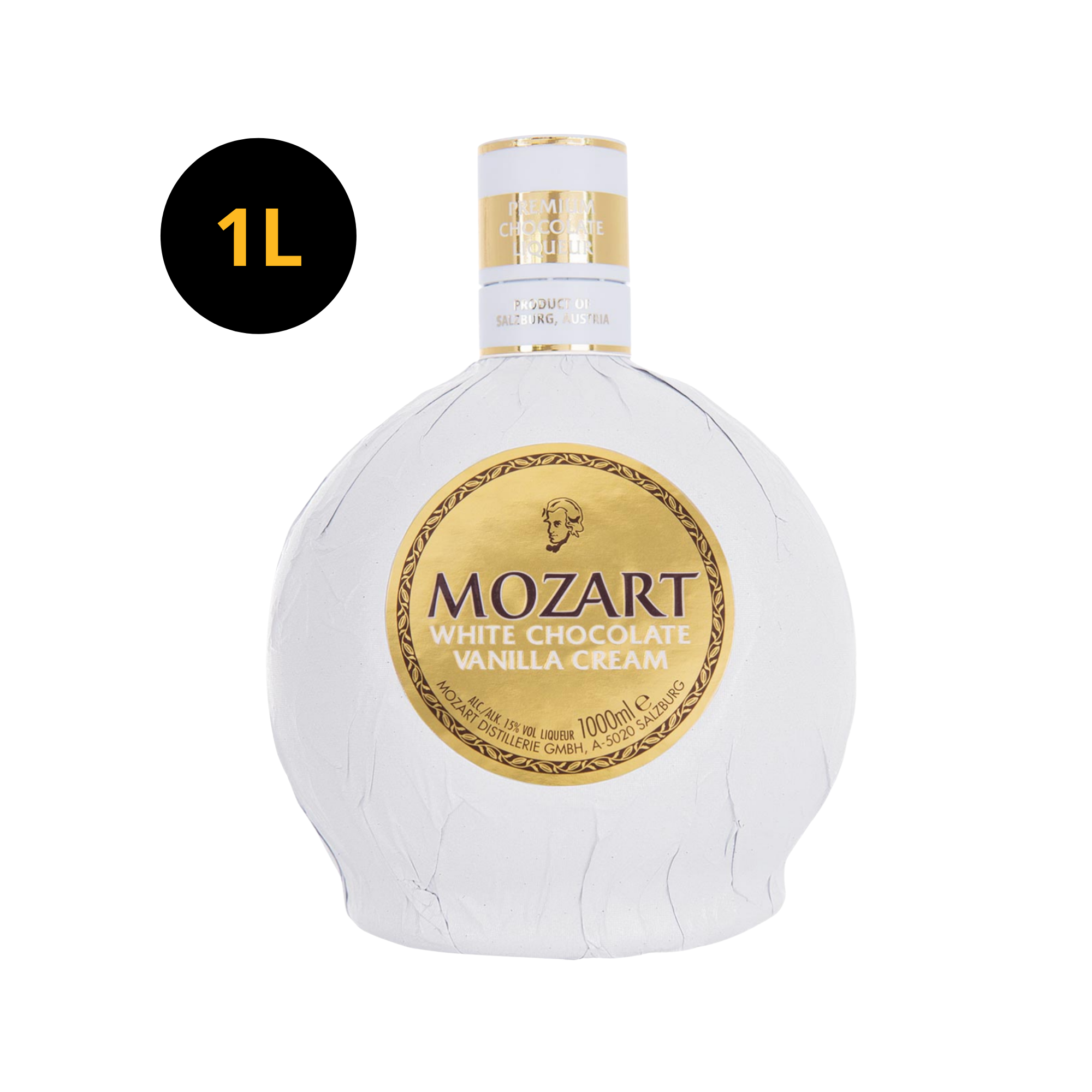 Mozart White Chocolate 15% 1L