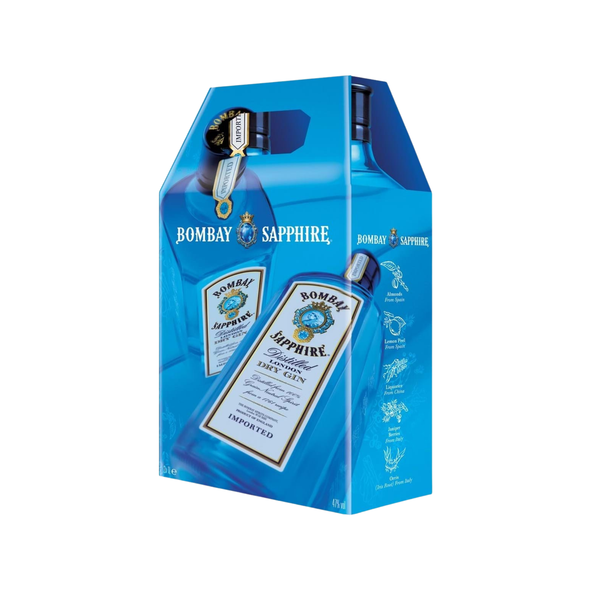 Bombay Sapphire 47% 2x1L