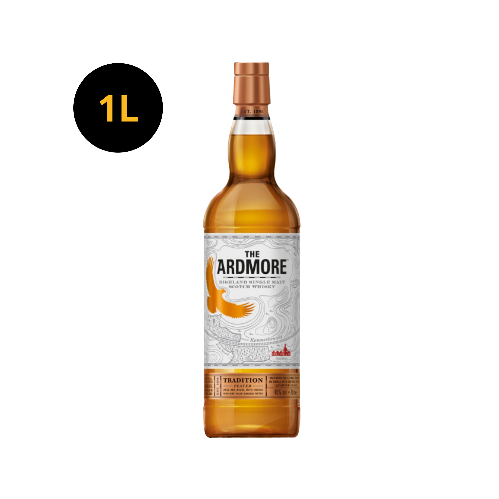 Ardmore Trad. Peated 40% 1L