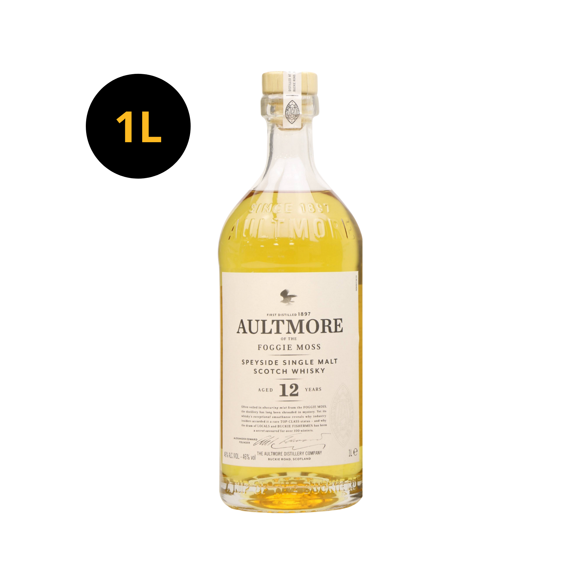 Aultmore 12yo 46% 1L