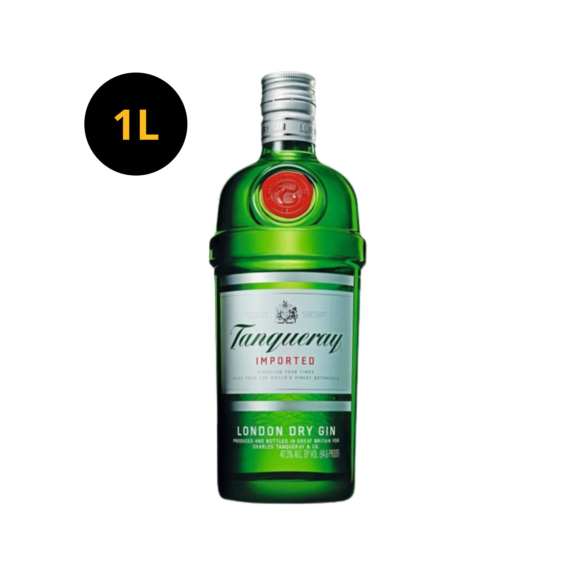 Tanqueray Dry Gin 47.3% 1L