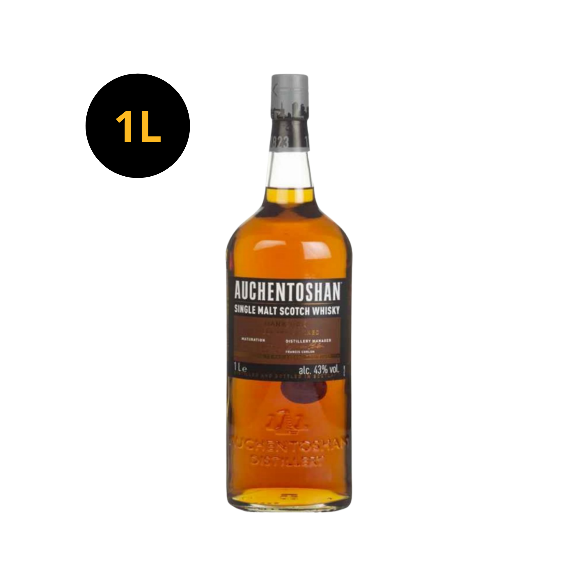 Auchent DarkOak 43% 1L GP