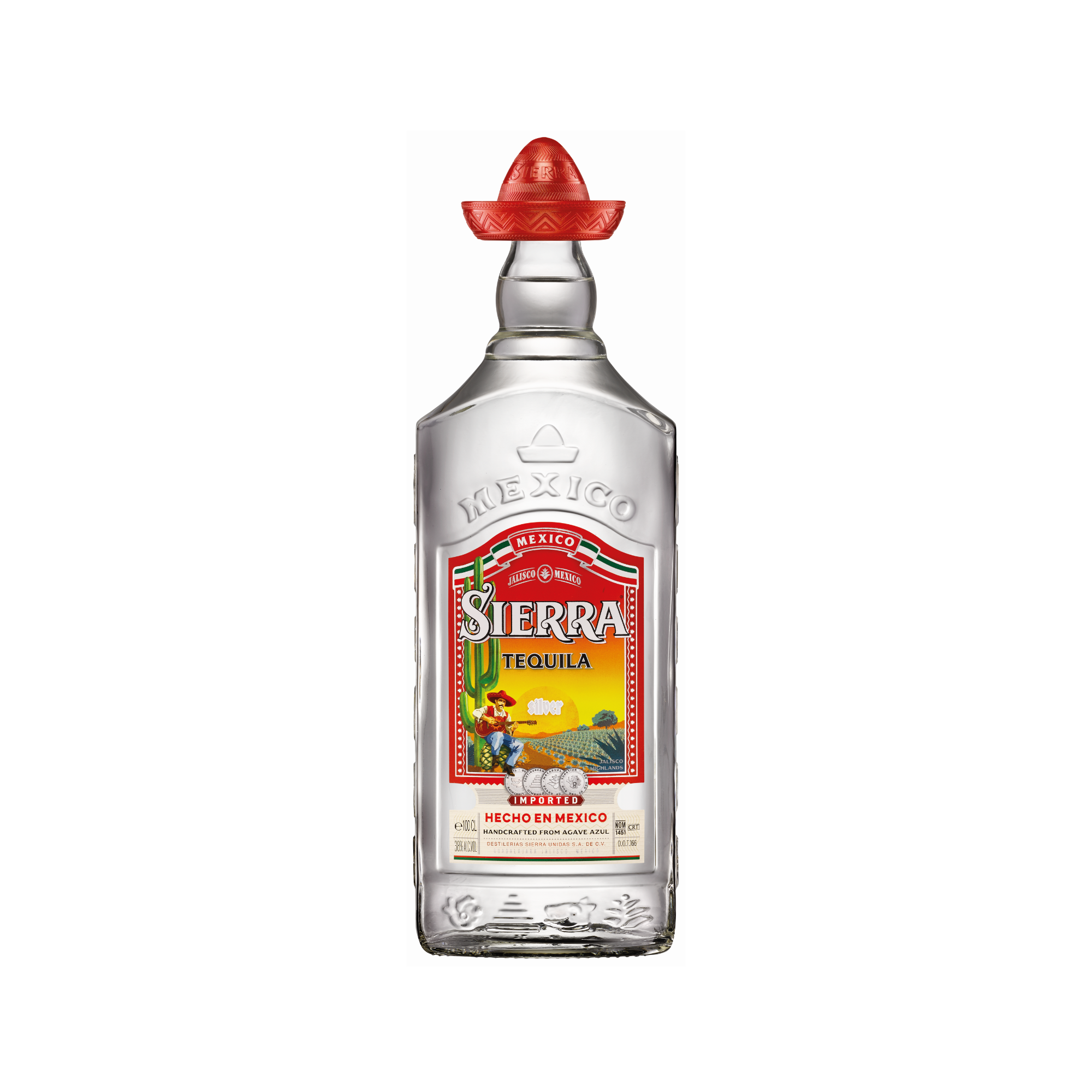 Sierra Tequila Blanco 38% 1L