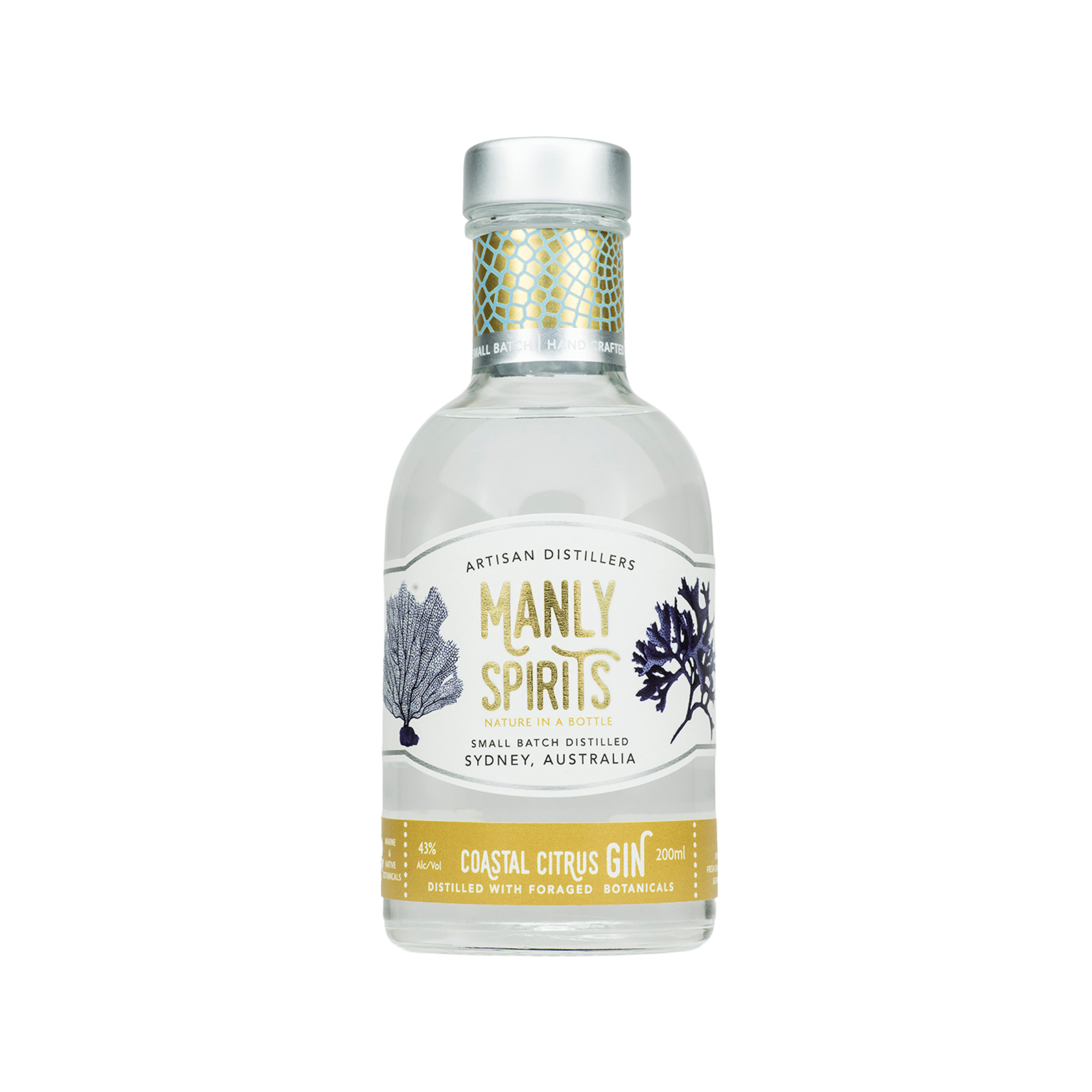 Manly Coastal Gin 43% 0.2L