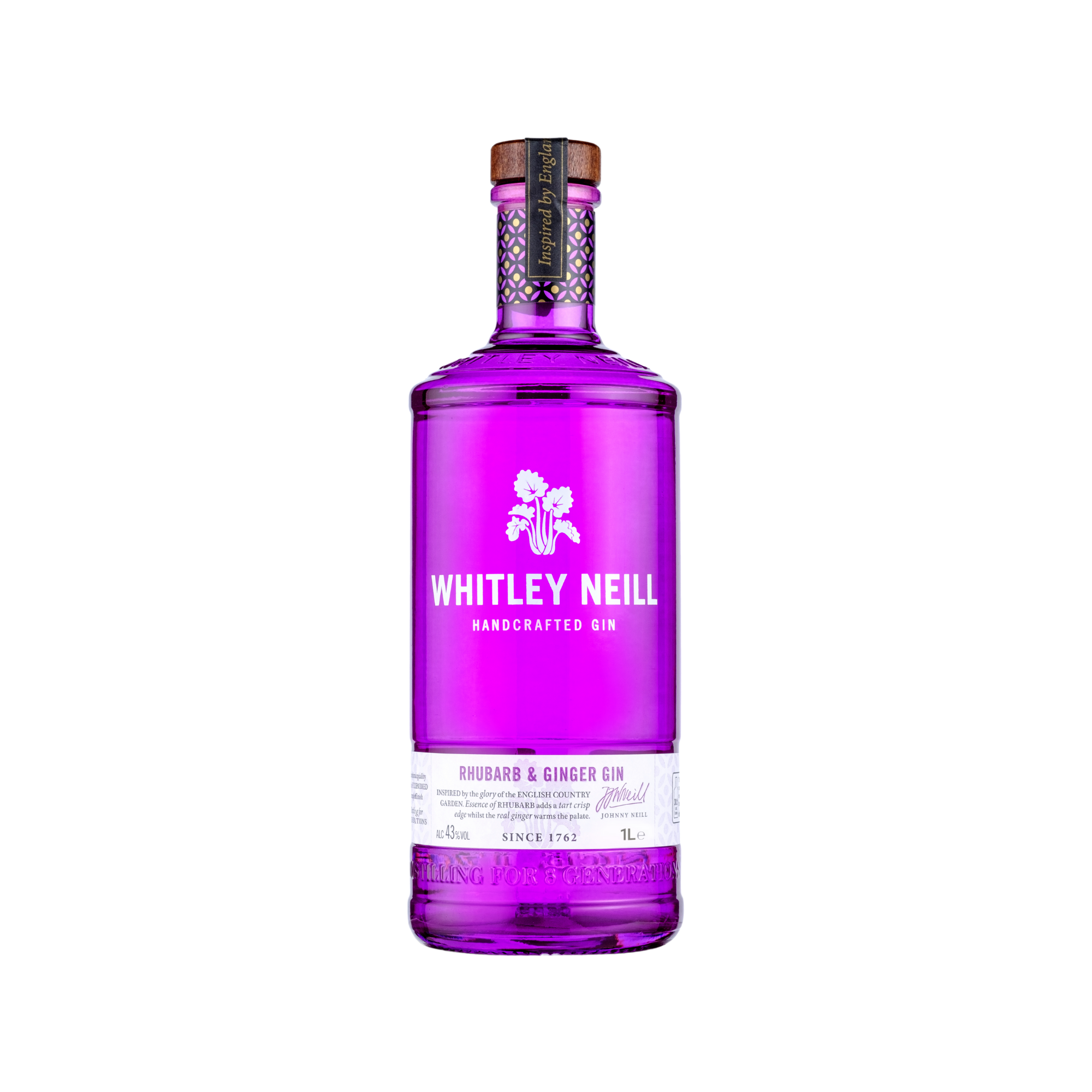 Whitley Neill R&G Gin 43% 1L