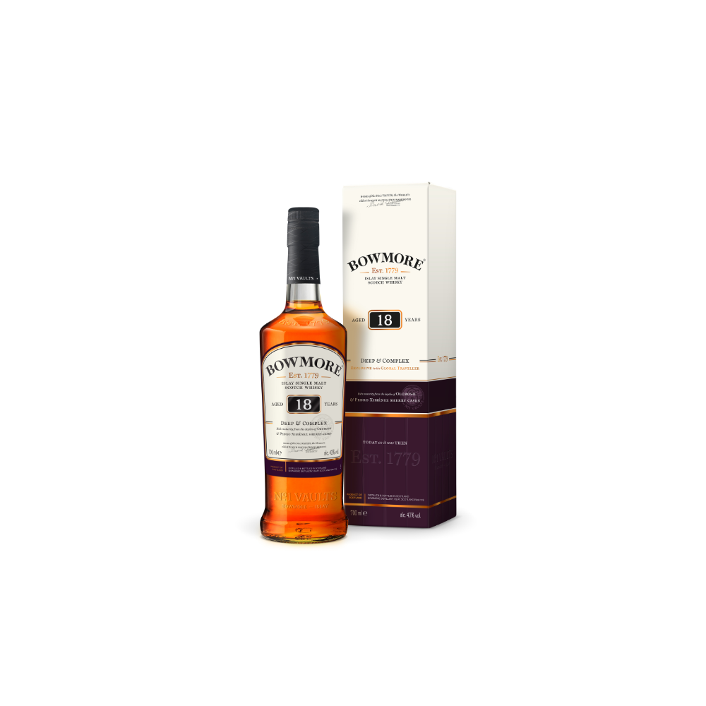 Bowmore 18y 43% 0.7L GP