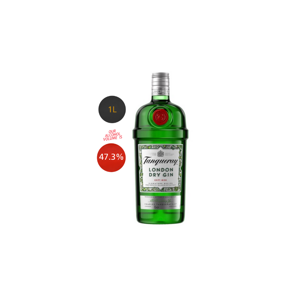 Tanqueray Dry Gin 47.3% 1L