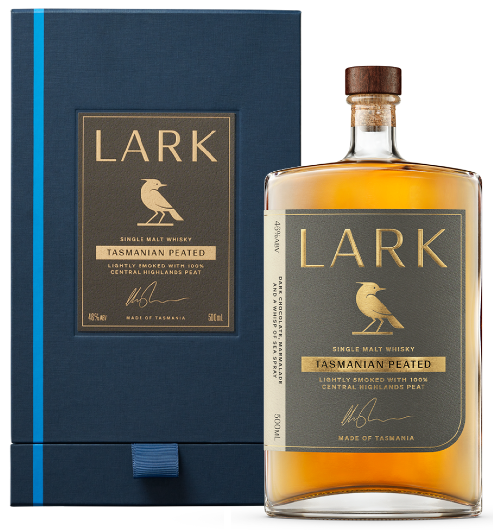Lark Tsmn Petd Whisky 46% 0.5L