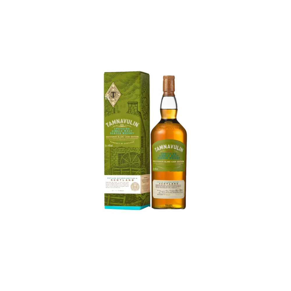 Tamnavulin Sauvignon Blanc Cask Edition Speyside Single Malt Scotch Whisky 40% 1L gift pack