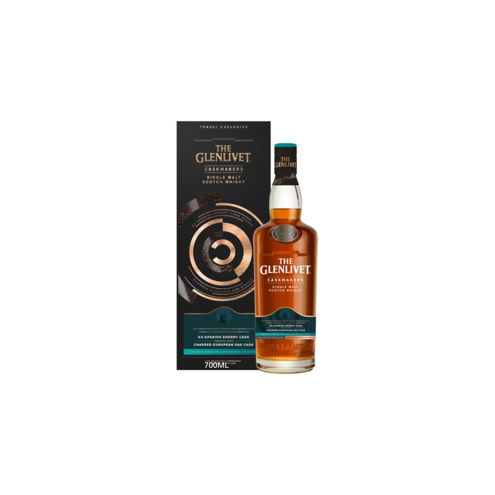 The Glenlivet Caskmakers Single Malt Scotch Whisky 40% 0.7L giftpack