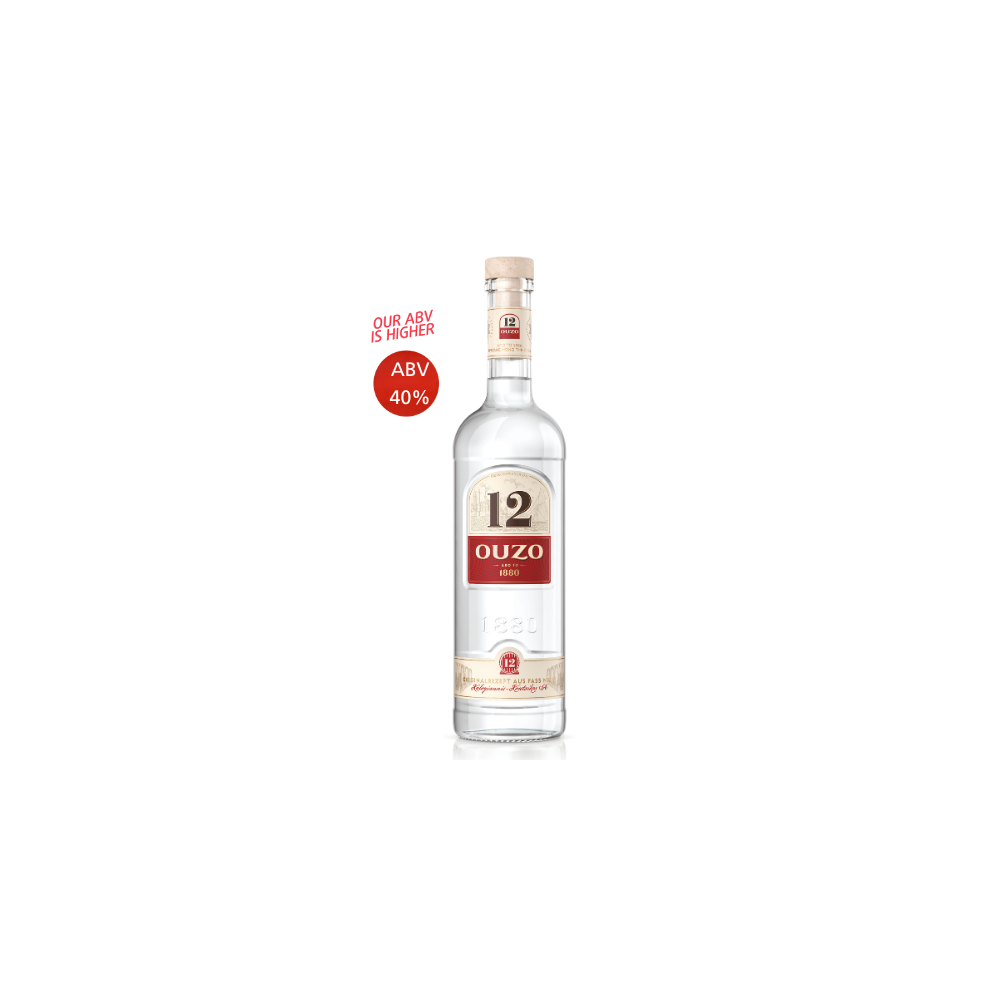 Ouzo 12 40% 1L