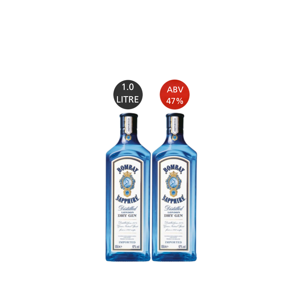 Bombay Sapphire 47% 2x1L
