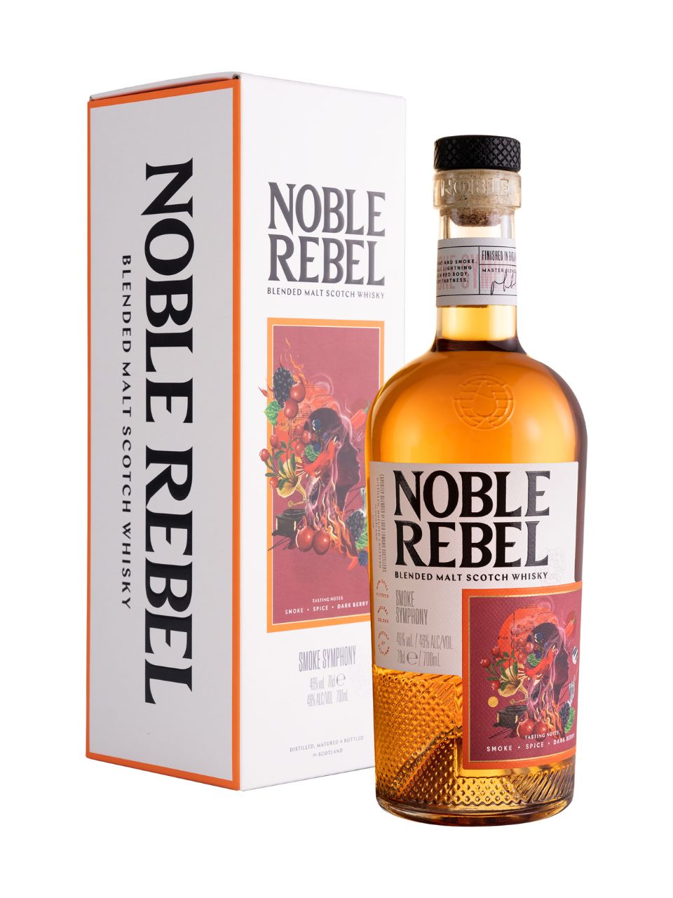 Nobel Rebel Smoked Blended Whisky 46% 0.7L