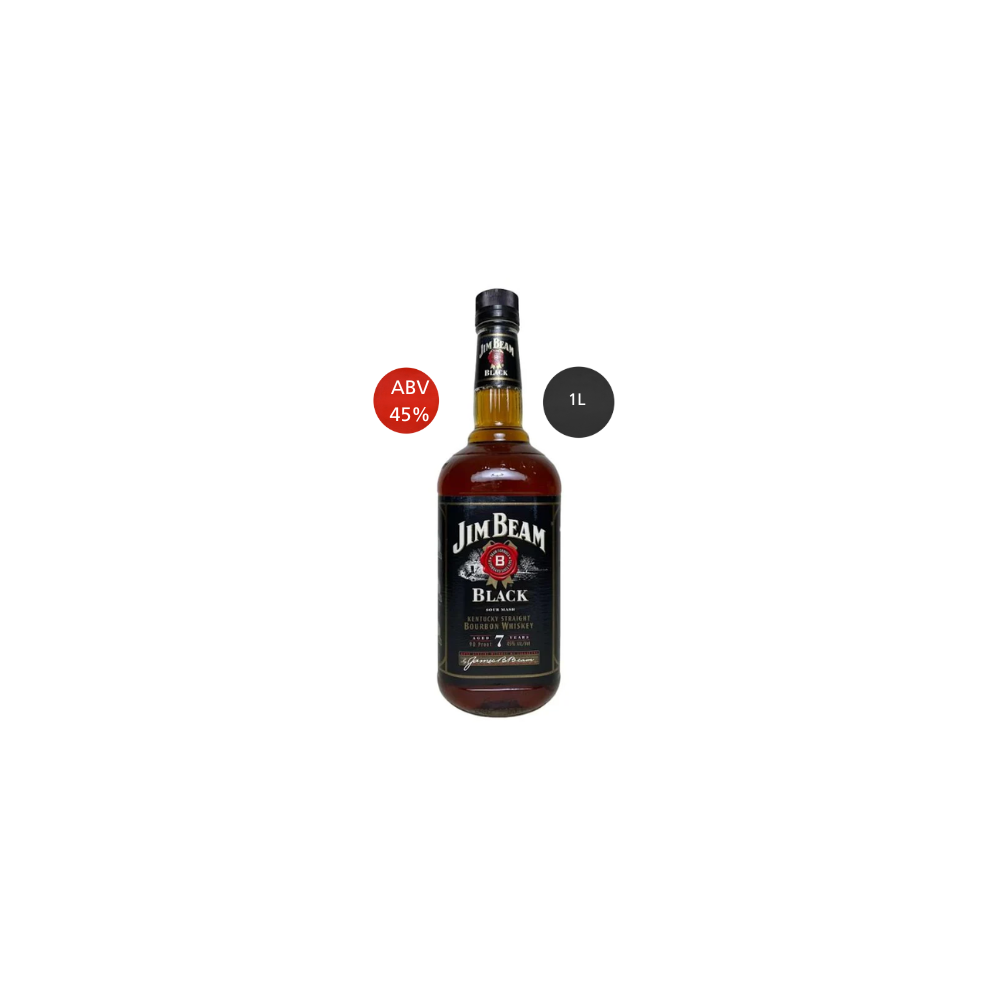 Jim Beam Black 7YO 45% 1L