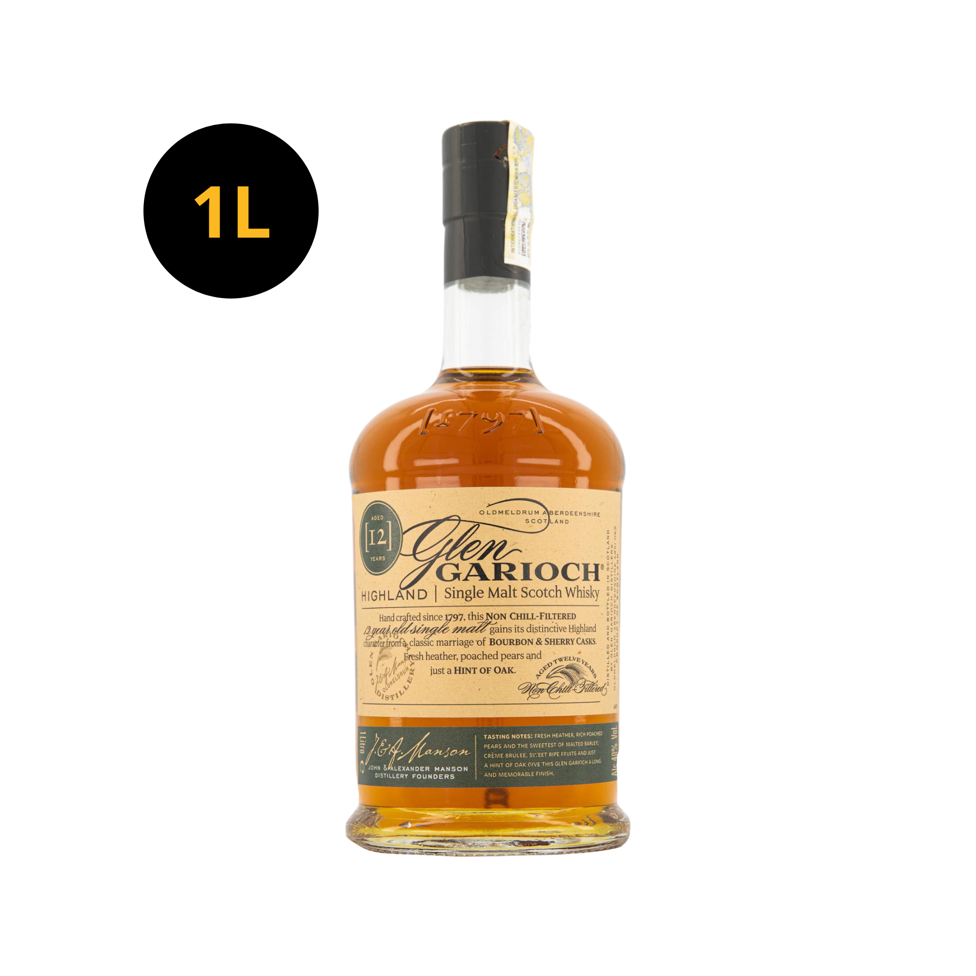 Glen Garioch 12y 48% 1L