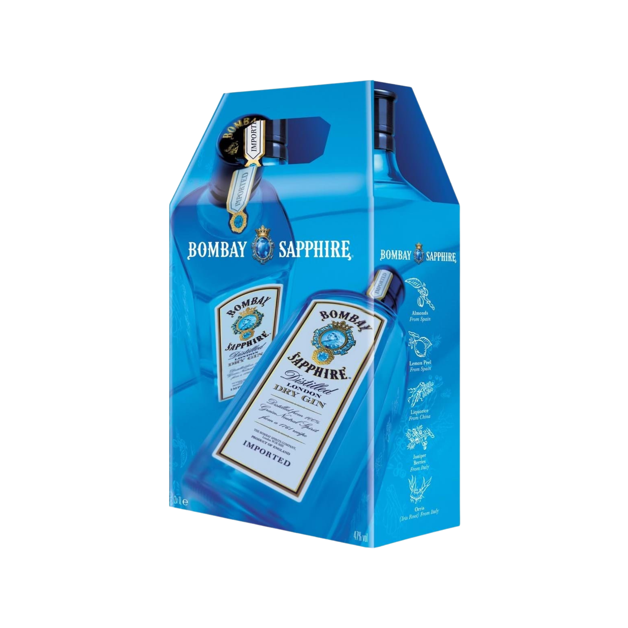 Bombay Sapphire 47% 2x1L Twinpack