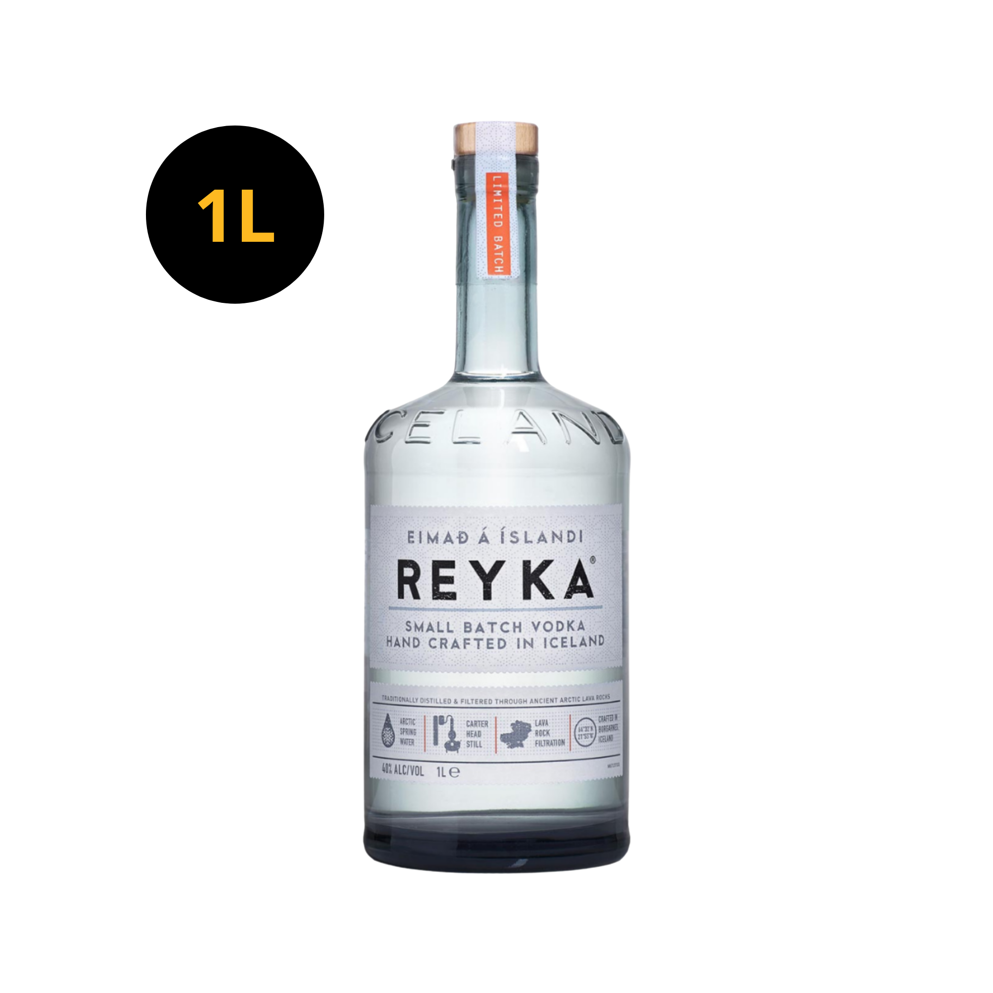 Reyka Vodka 40% 1L