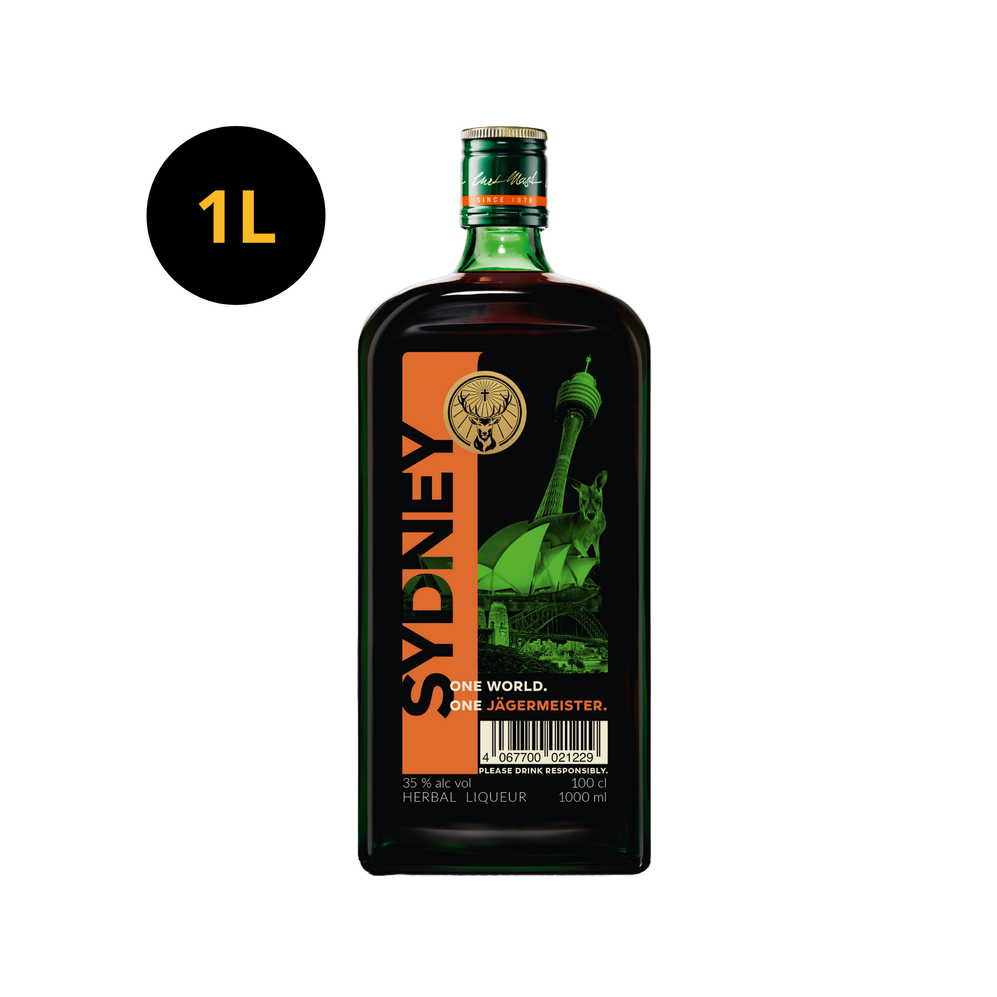 Jägermeister SYD Edt. 35% 1L