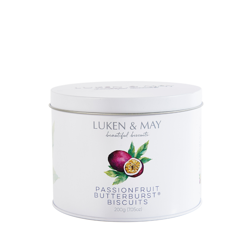 Luken & May Passionfruit Butterbursts Gift Tin 200g