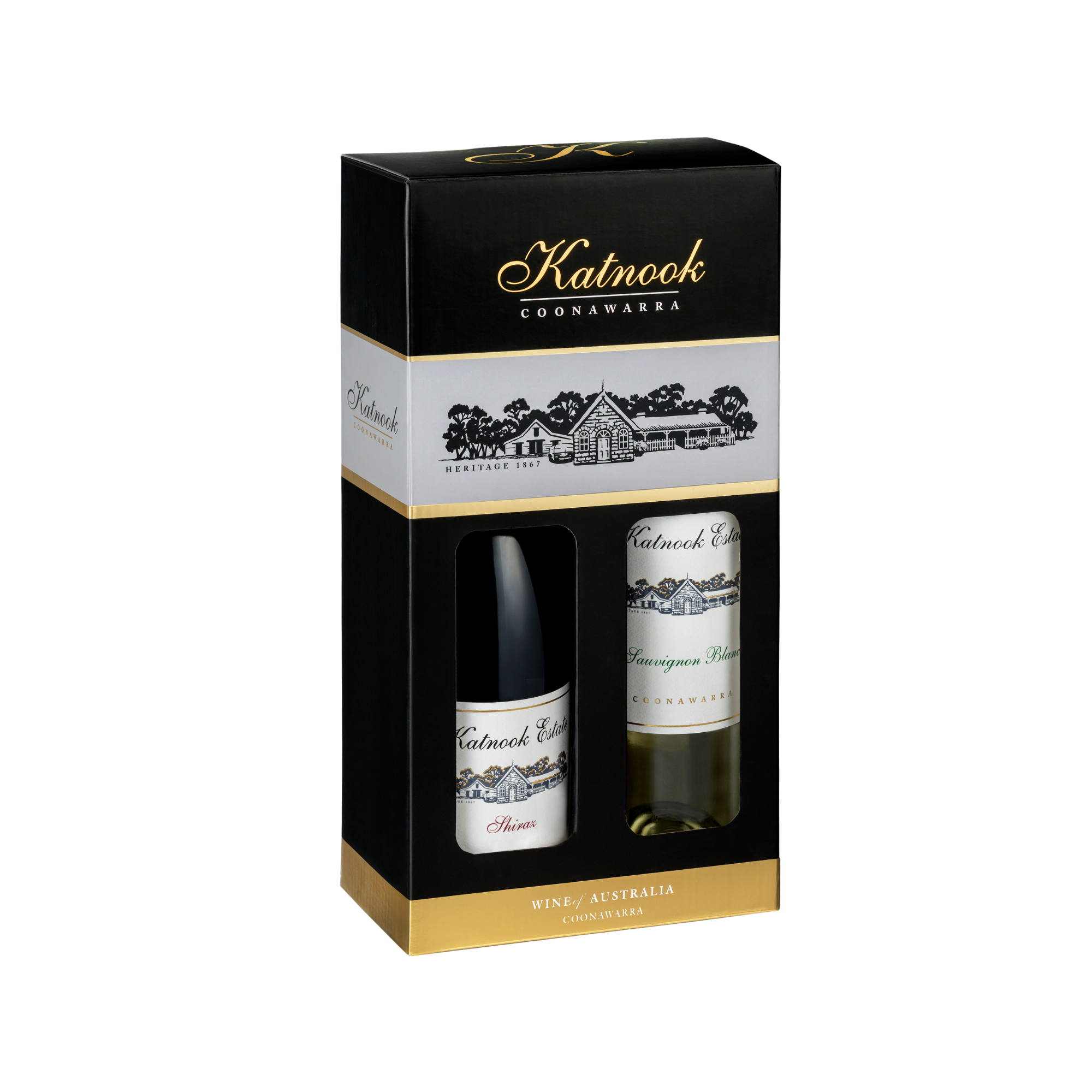 Katnook Estate Shiraz & Sauvignon Gift Pack 2 x 0.75L