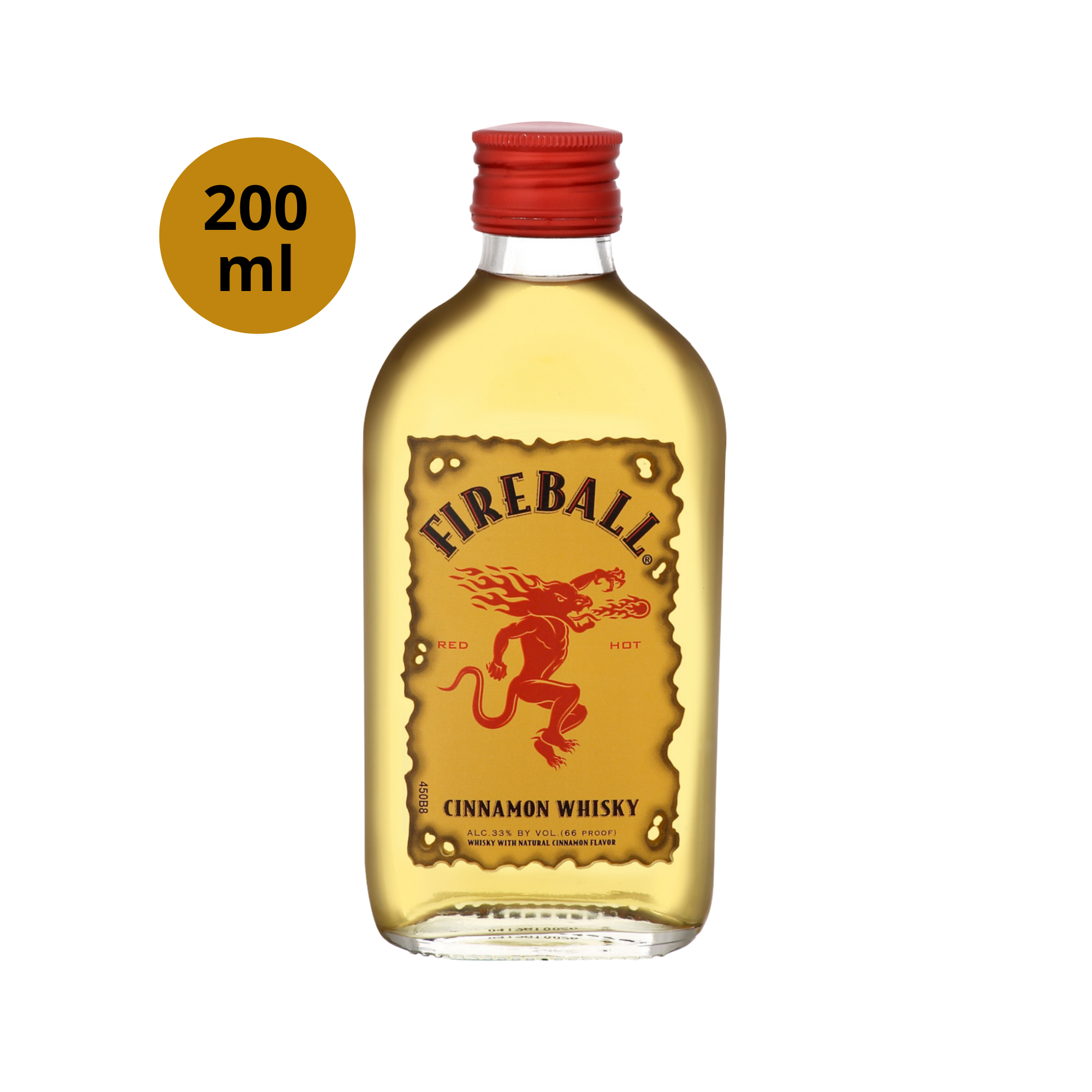 Fireball Canadian Cinnamon Whisky 33% 0.2L