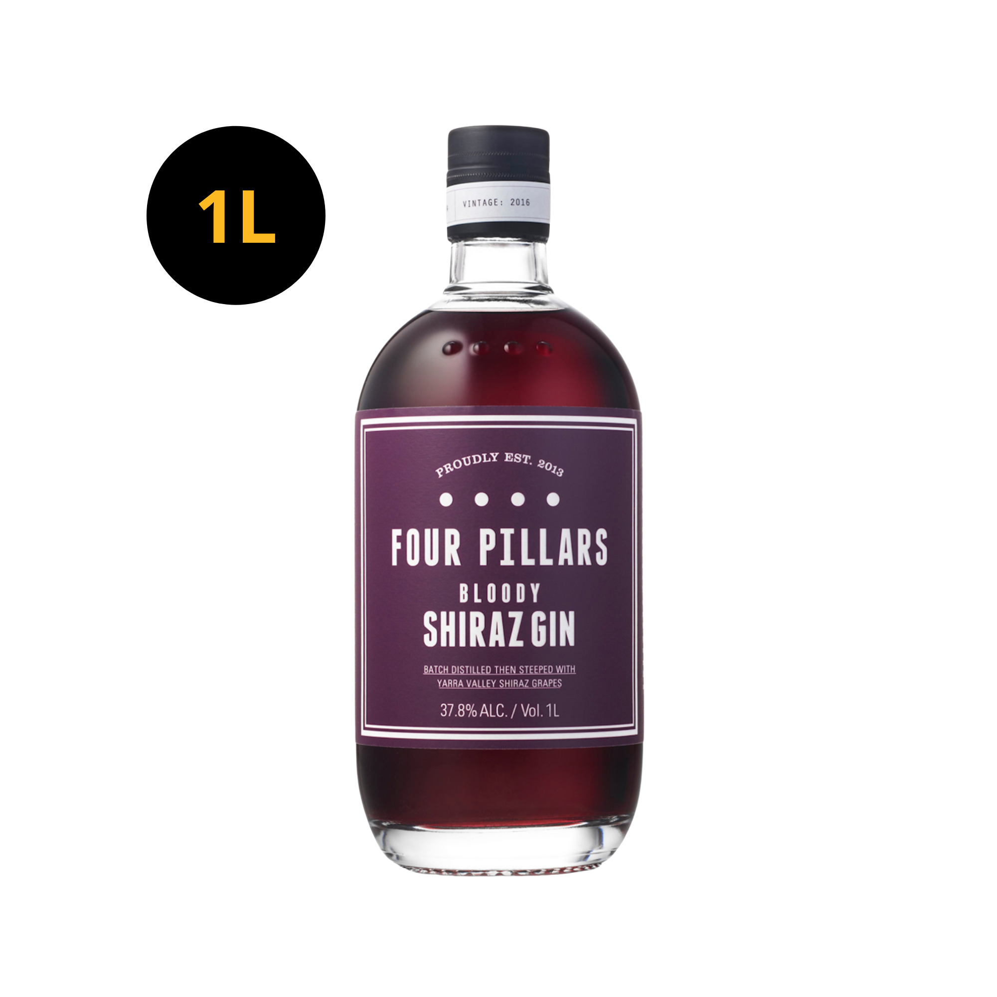 Four Pillars Bloody Shiraz Infused Gin 37.8% 1L