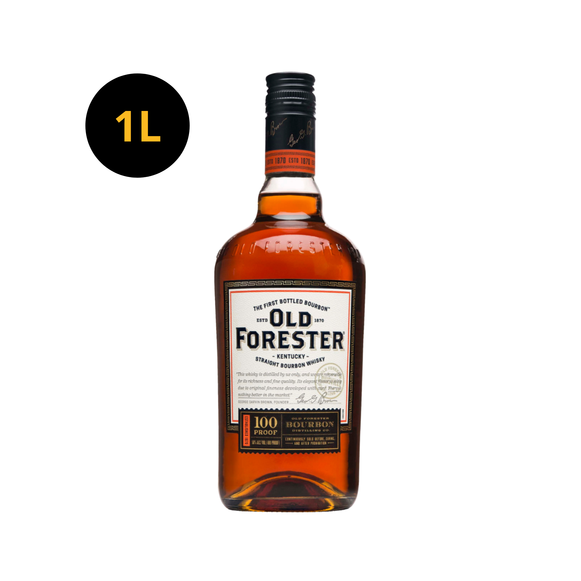 Old Forester Signature 100 Proof 50% 1L