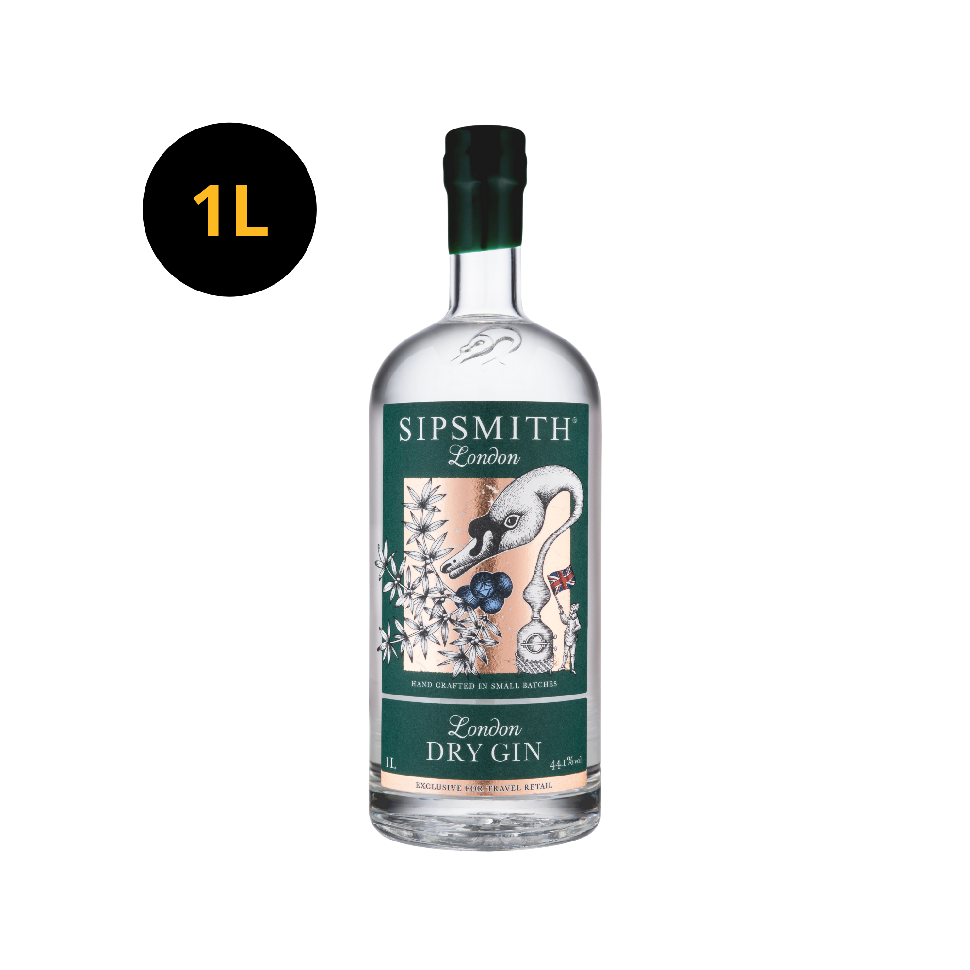 Sipsmith Gin 44.1% 1L