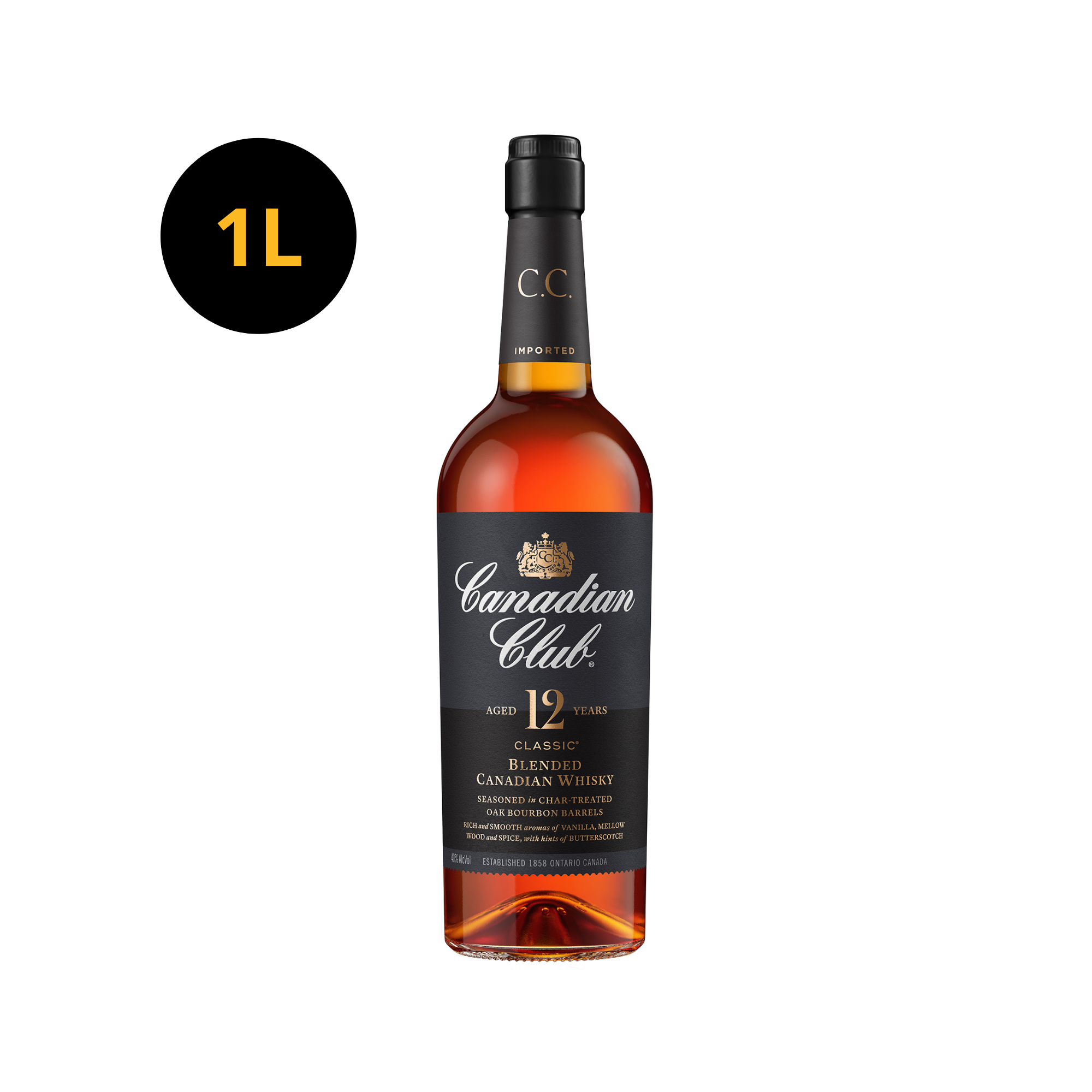 Canadian Club 12y 40% 1L