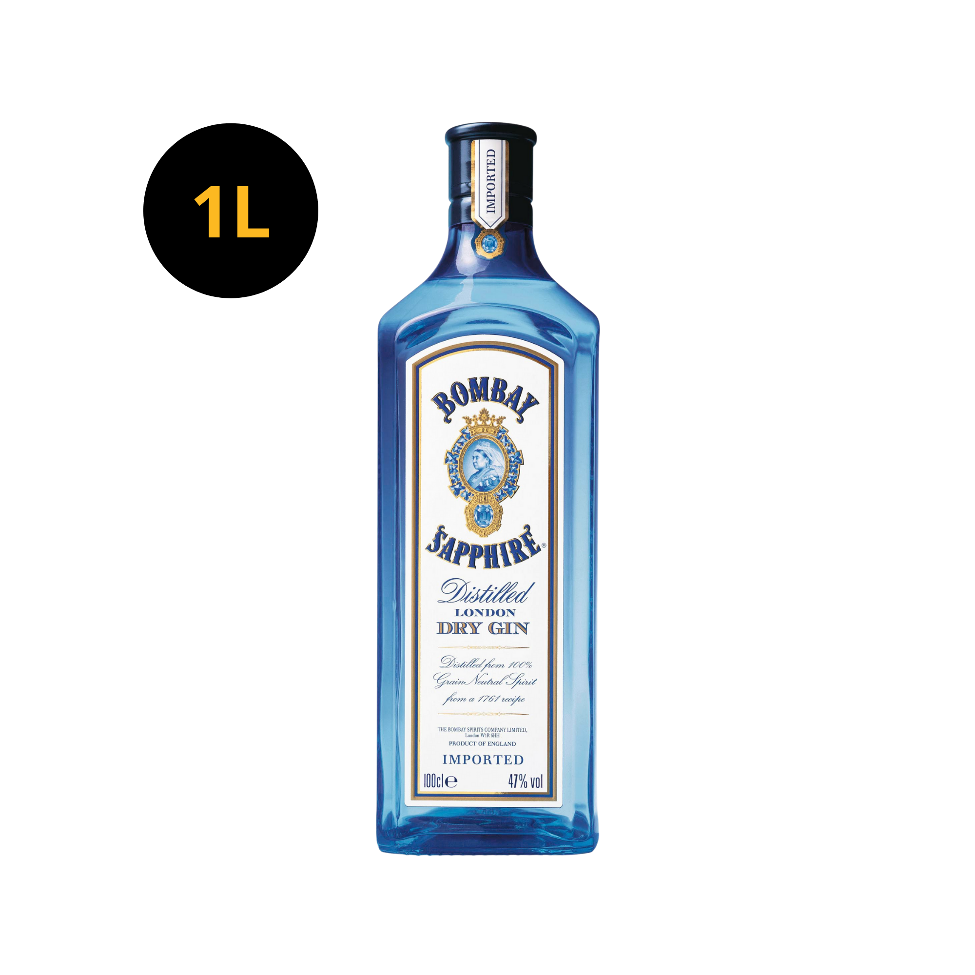 Bombay Sapphire 47% 1L
