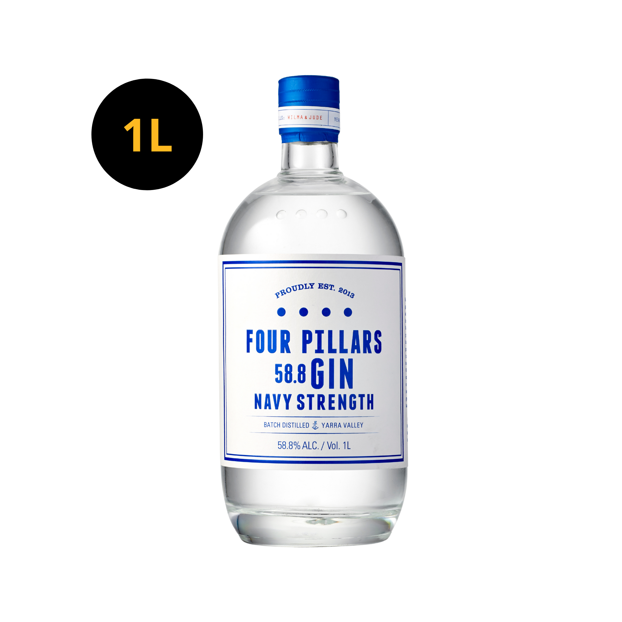 Four Pillars Navy Strength Gin 58.8% 1L