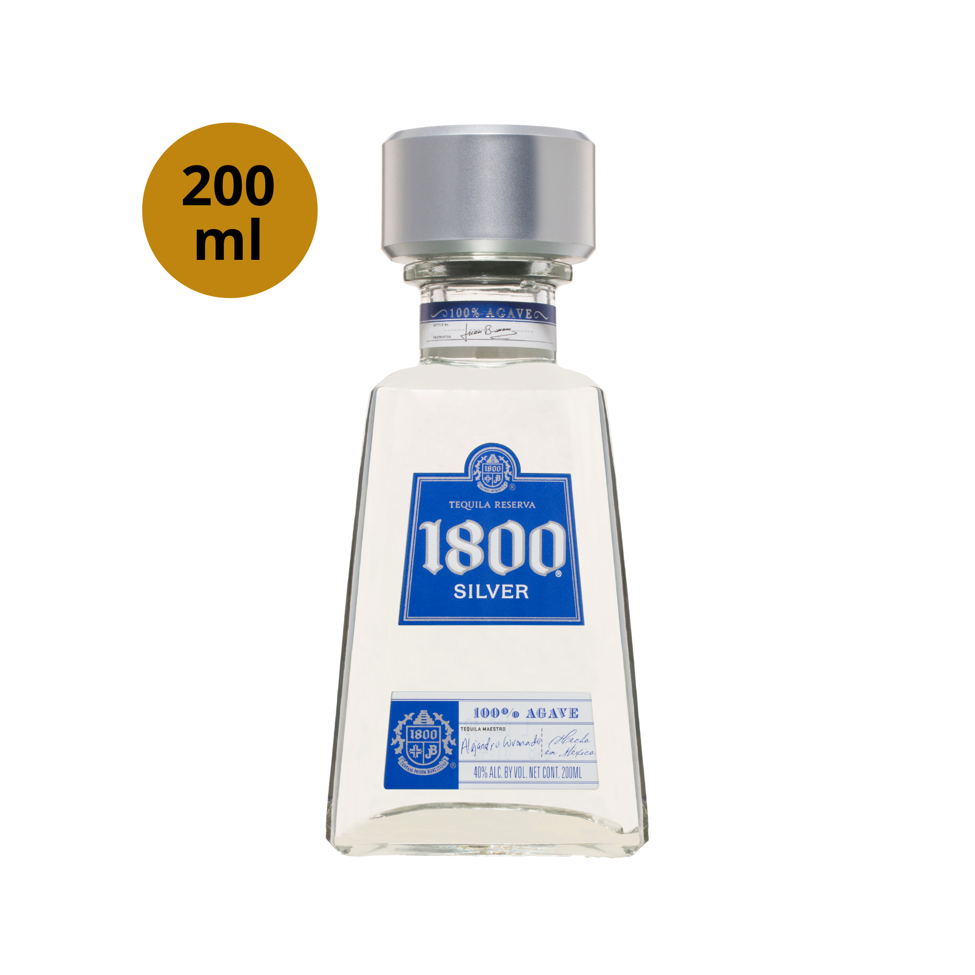 1800 Tequila Silver 40% 0.2L