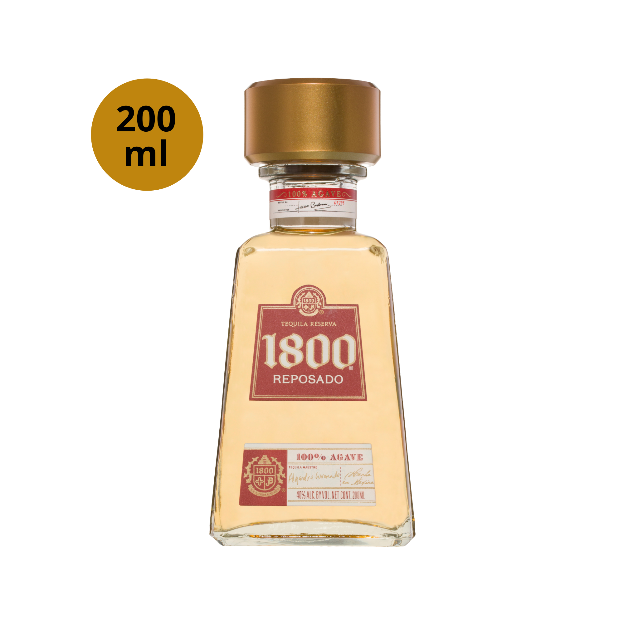1800 Tequila Reposado 40% 0.2L