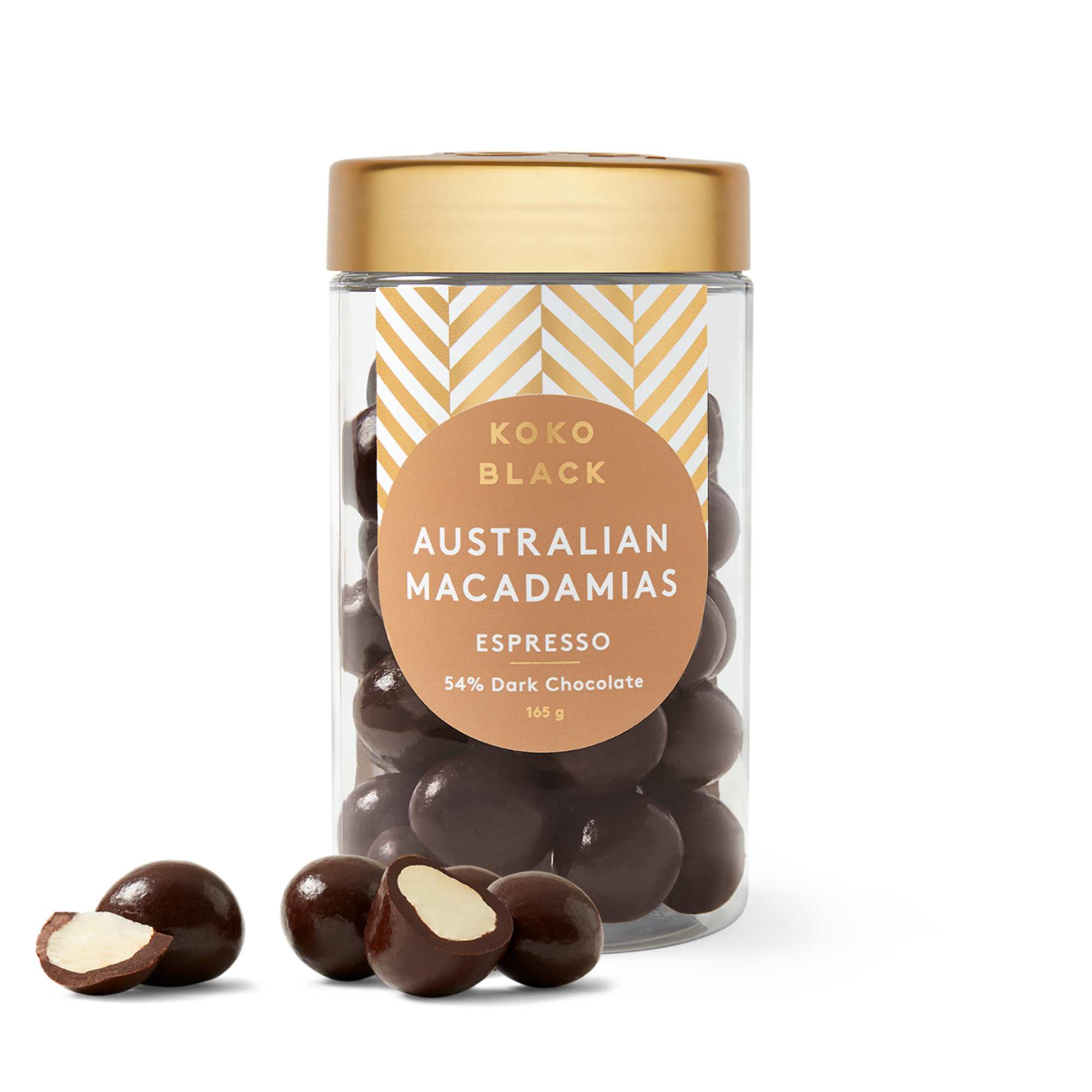 Koko Black Espresso Macadamias 165g