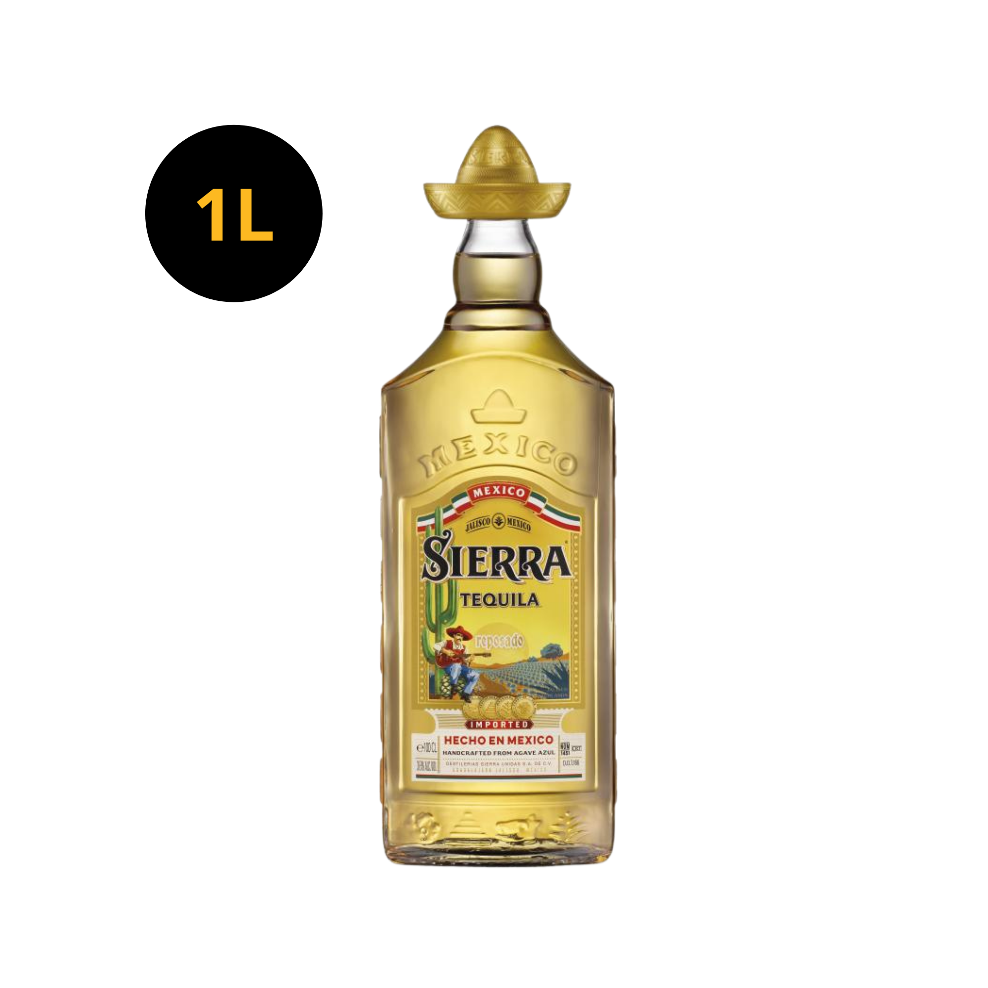 Sierra Tequila Reposado 38% 1L