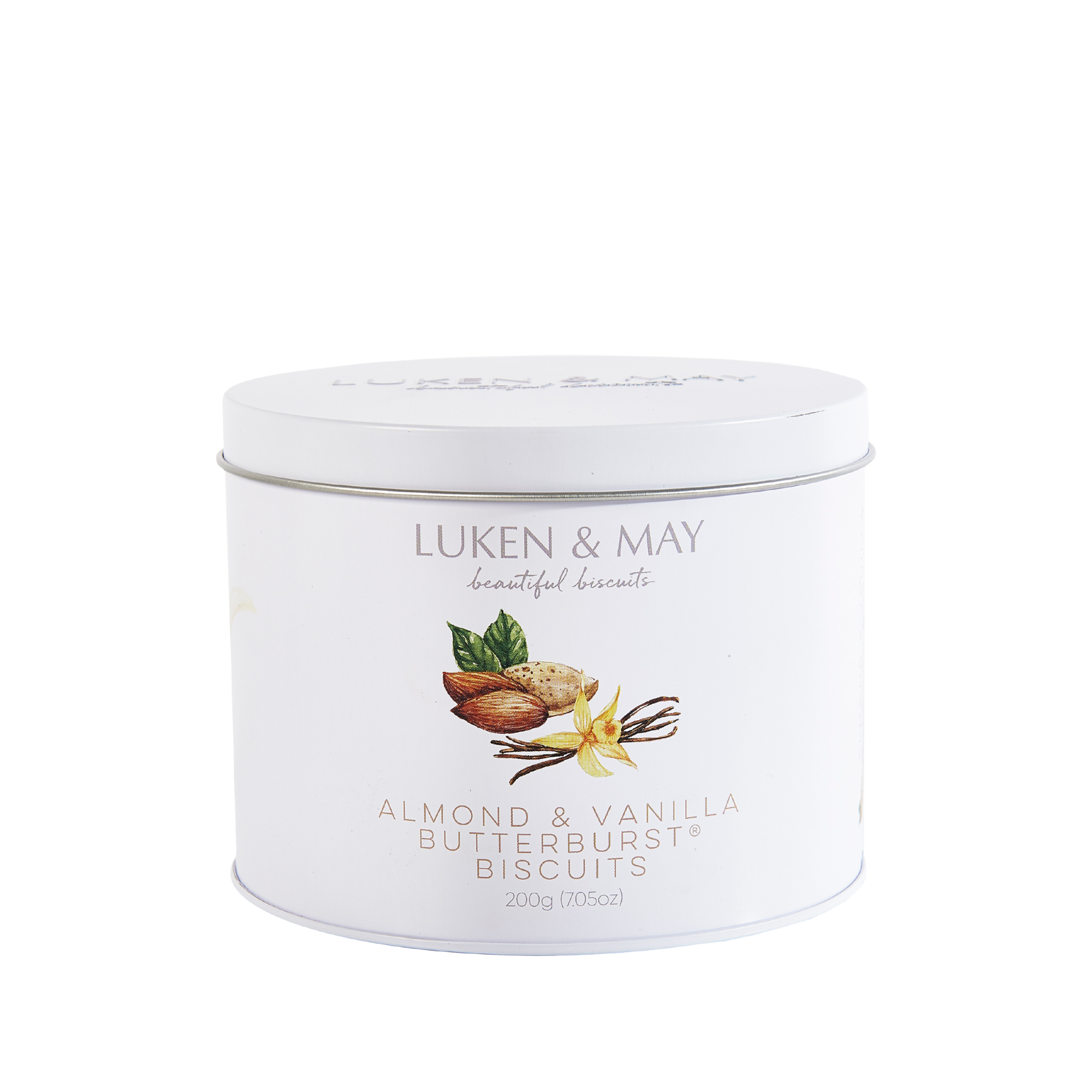Luken & May Almond Vanilla Butterbursts Gift Tin 200g