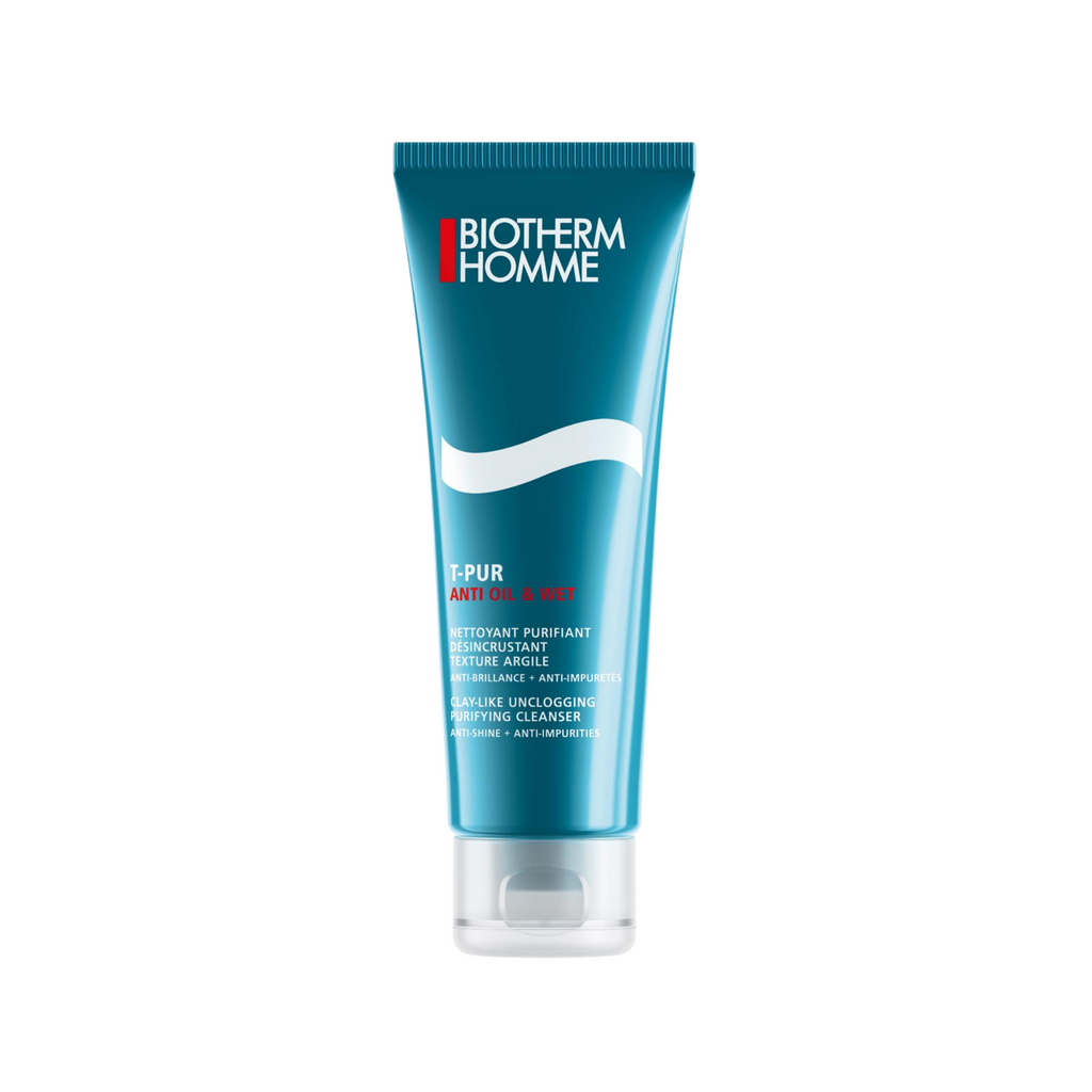 Biotherm Homme T-Pur Clay-Like Unclogging Purifying Cleanser 125ml