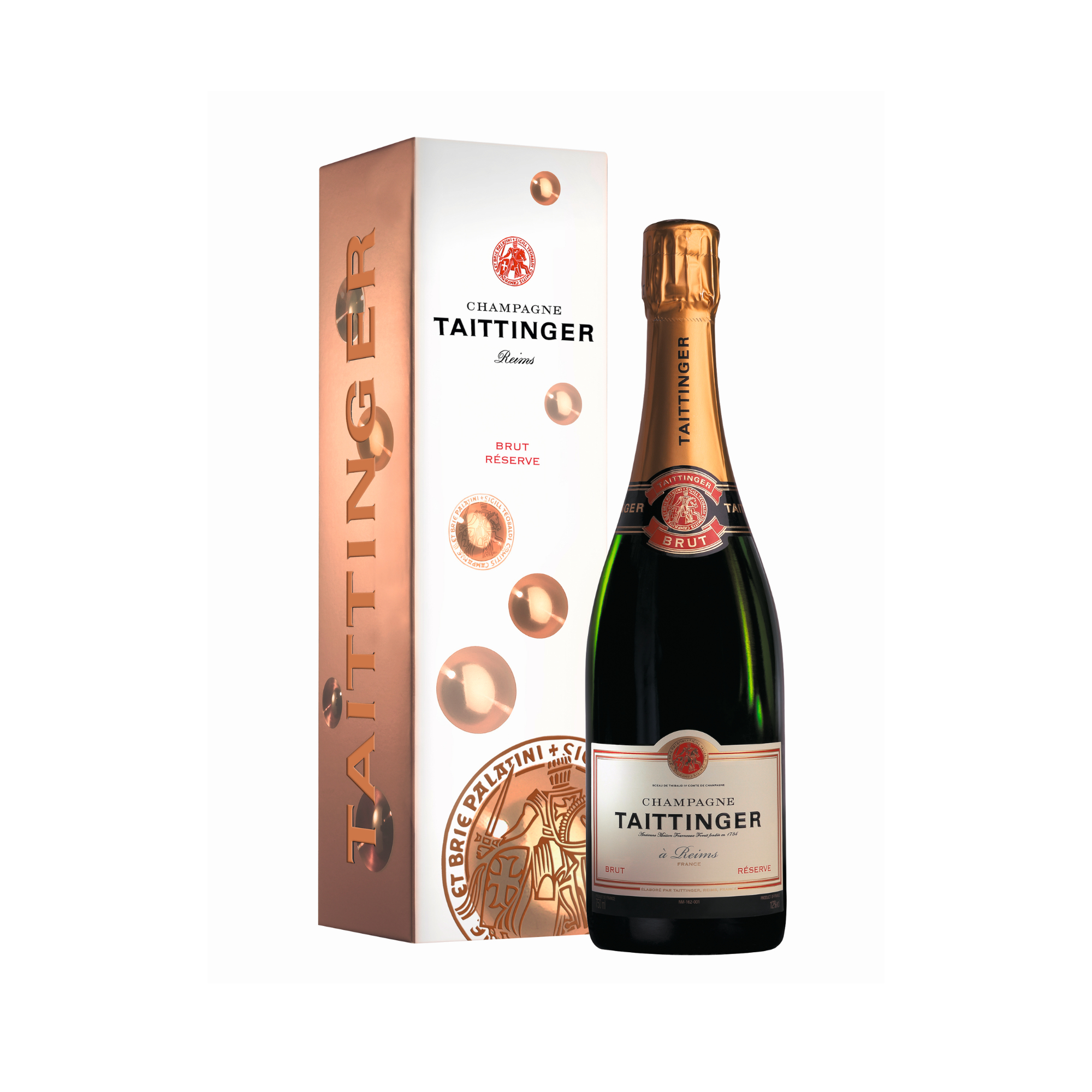 Taittinger, Brut Réserve, brut, white, (gift box), 0.75L