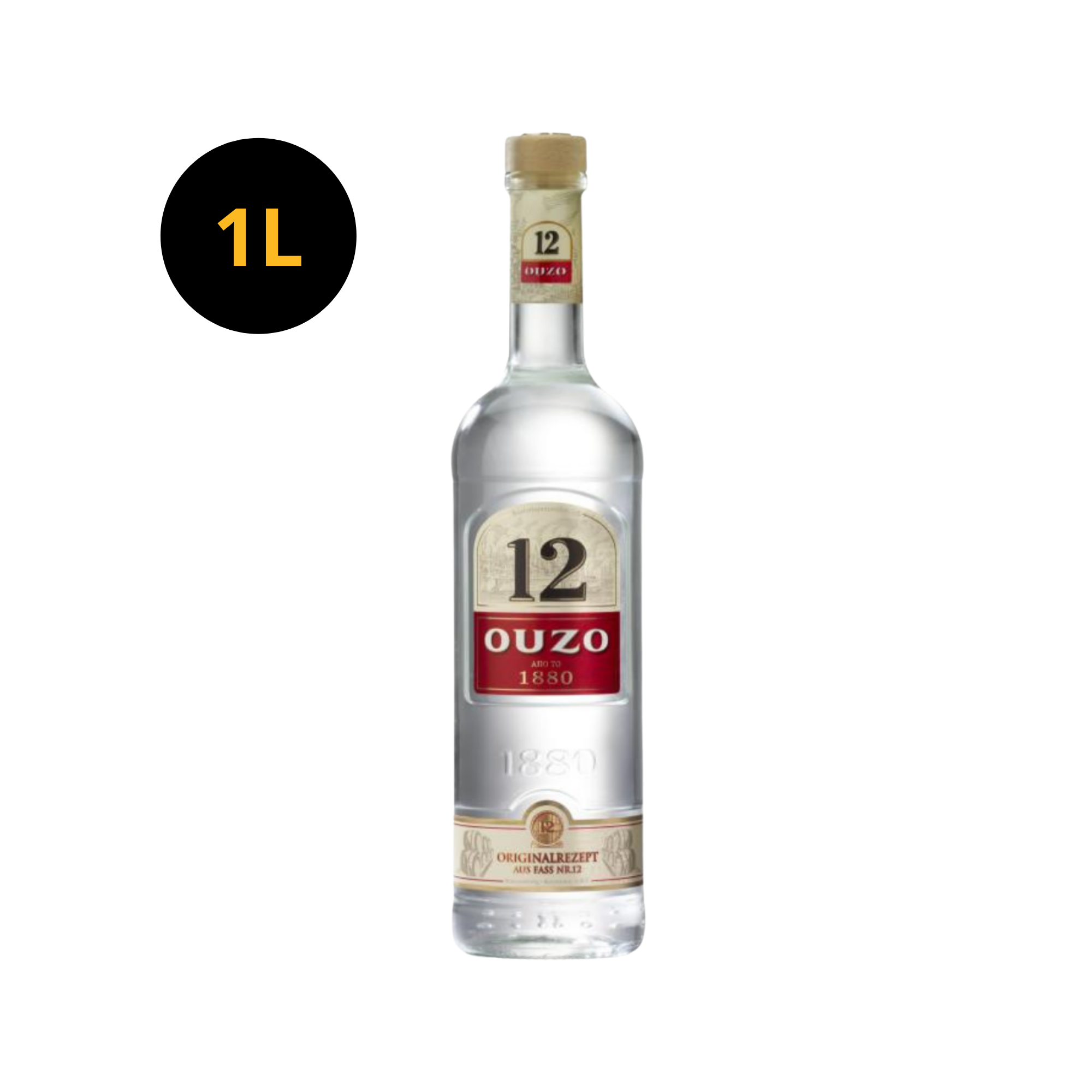 Ouzo 12 40% 1L