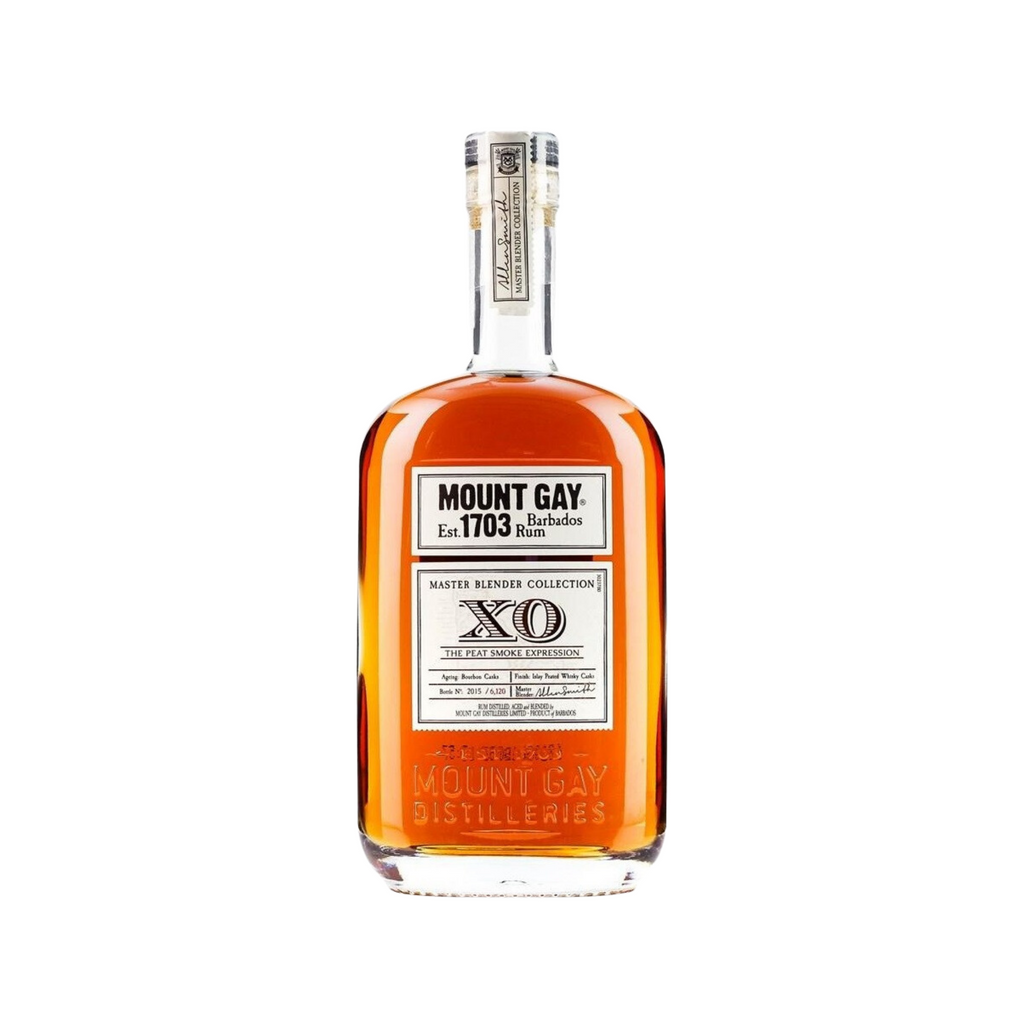 Mount Gay XO Peat Cask Finish 57% 0.7L Wooden box Limited Edition
