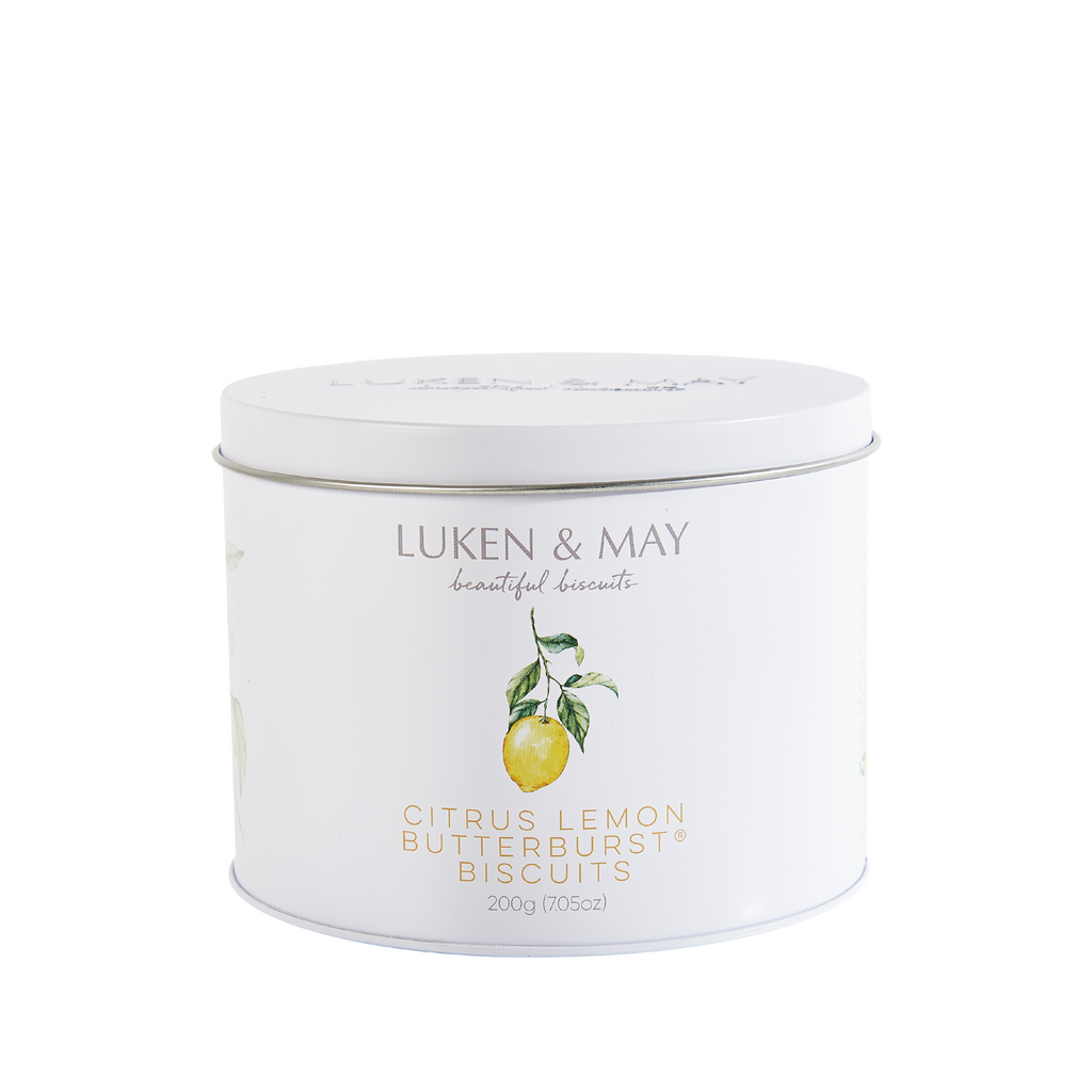 Luken & May Citrus Lemon Butterbursts Gift Tin 200g