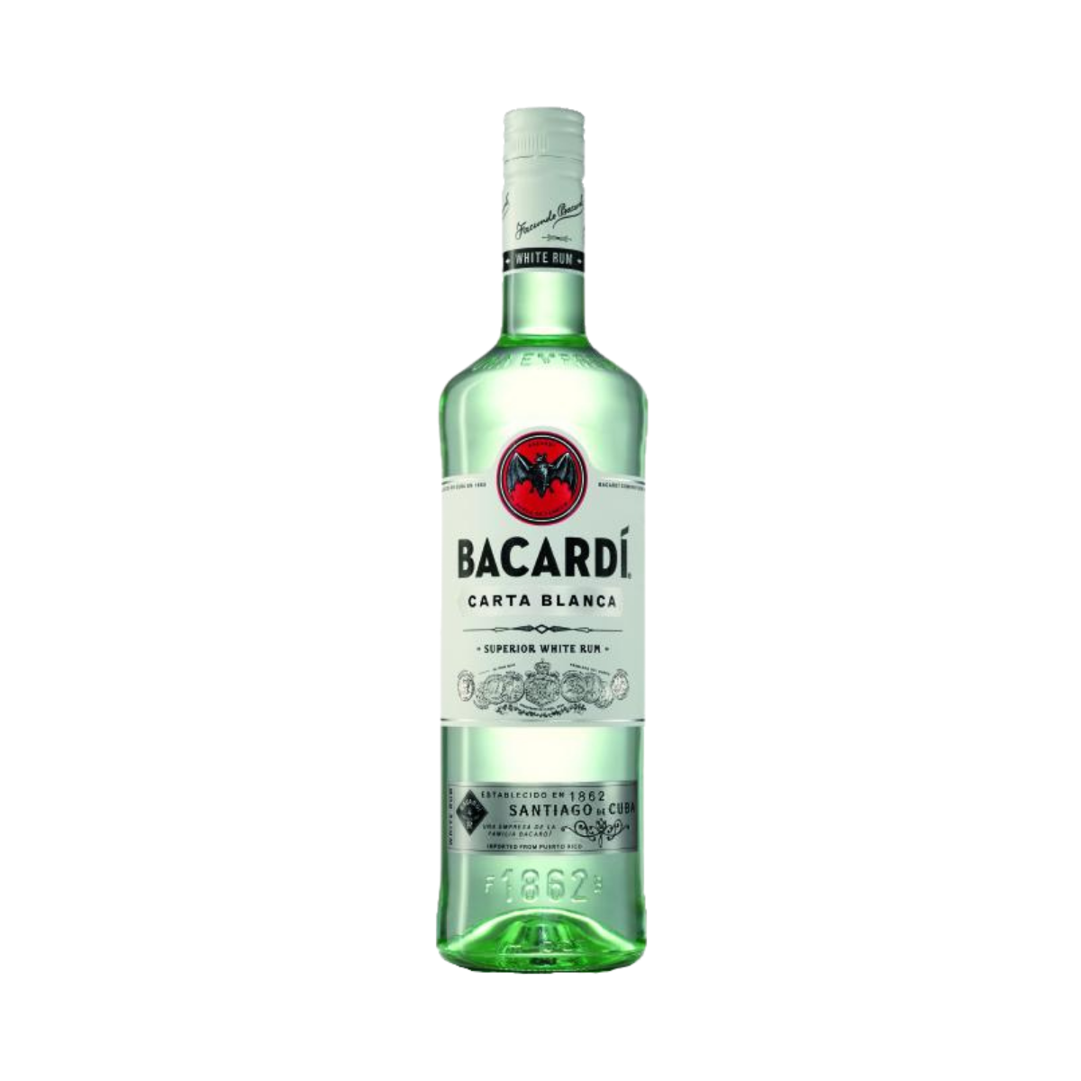 Bacardi Carta Blanca 37.5% 1L