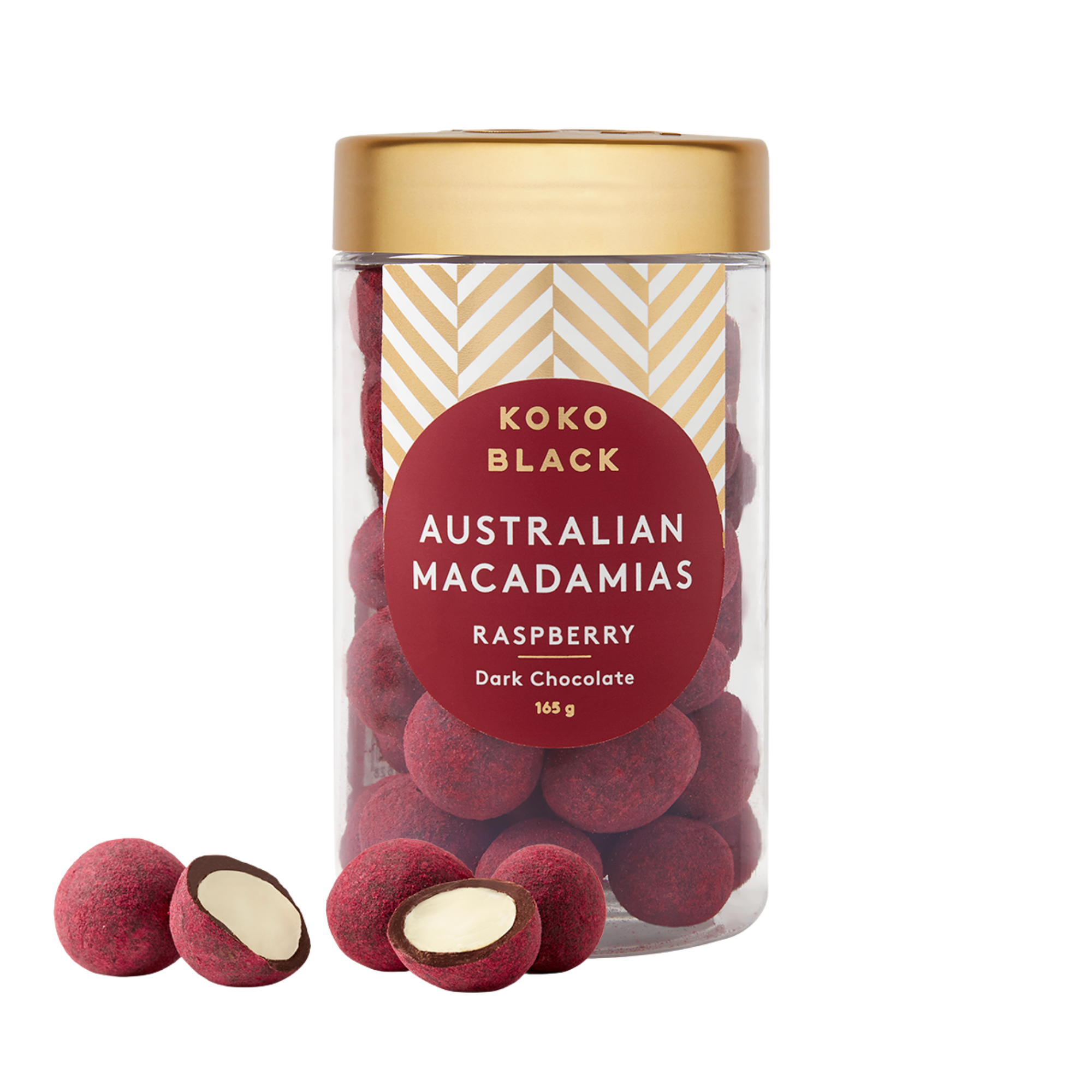 Koko Black Raspberry Macadamias 165g